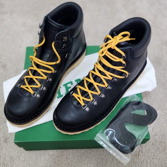 Diemme Roccia Vet Black Full-Grain Leather Hiking Boots EU 46 - Picture 1 of 8